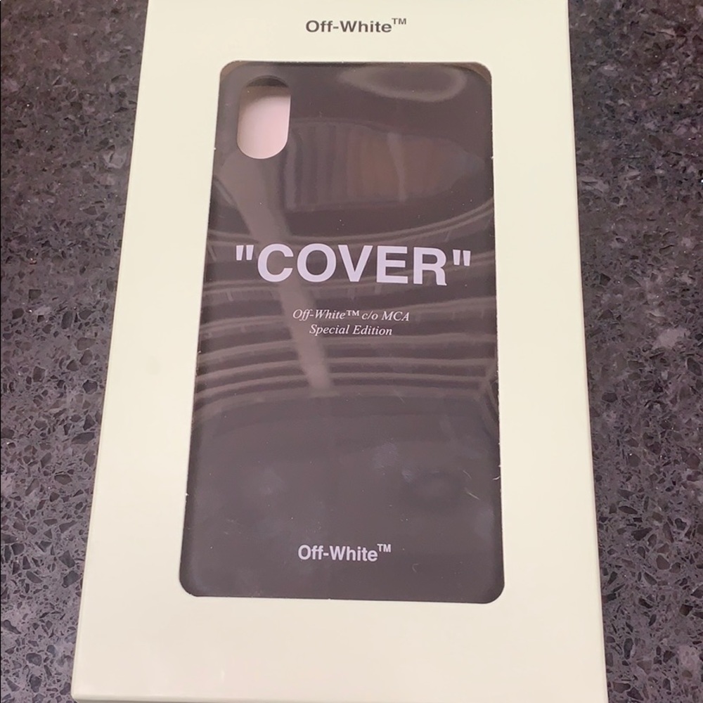 Off-white special edition Abloh iPhone X case